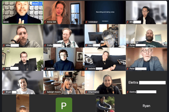 Derek group zoom